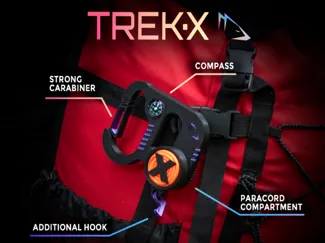 TREK-X Multipurpose hiking carabiner