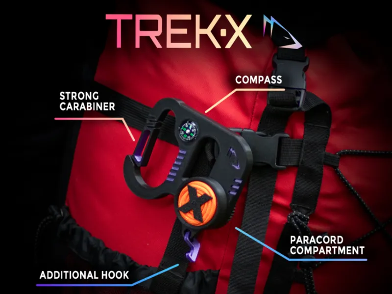 TREK-X Multipurpose hiking carabiner