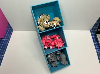 Three Bin Display