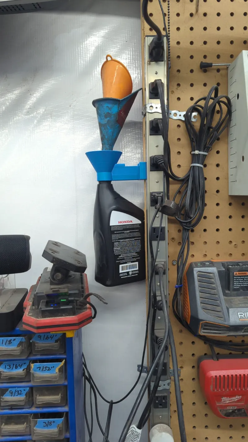 oil funnel drip catching mount v2