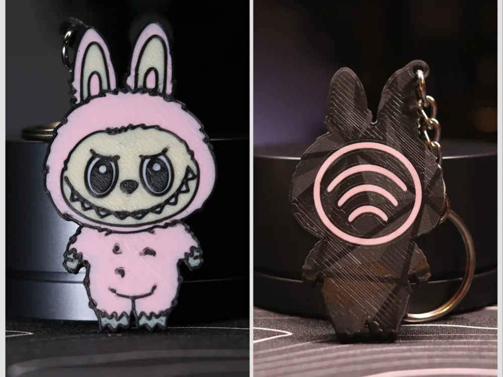 Labubu NFC Keychain by Lab-Rint MakerWorld: Download Free 3D Models