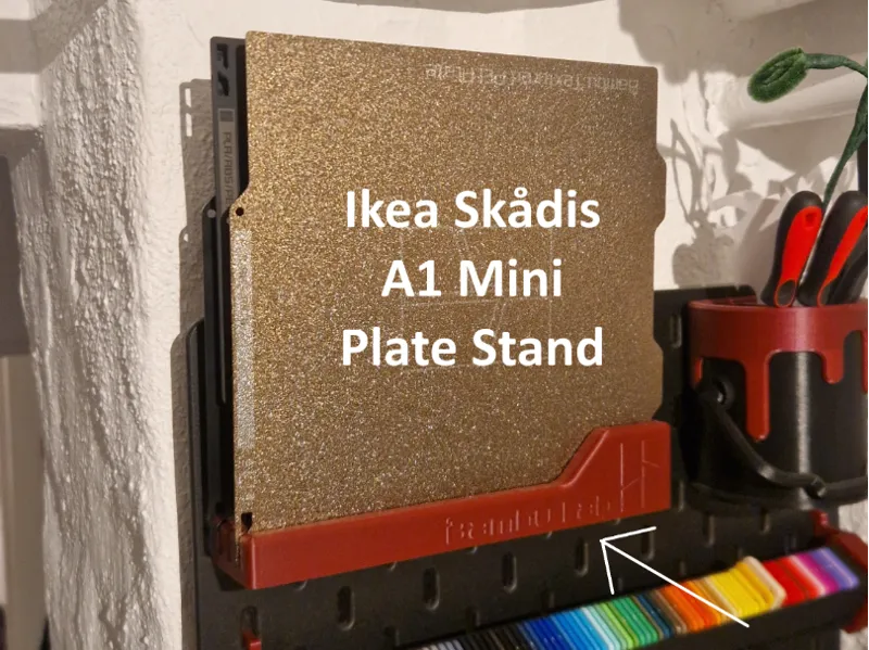 Ikea Skådis Buildplate stand for A1 Mini