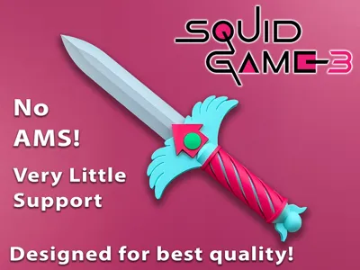 Squid Game 3 Knife - 1:1 Highly Accurate NO AMS