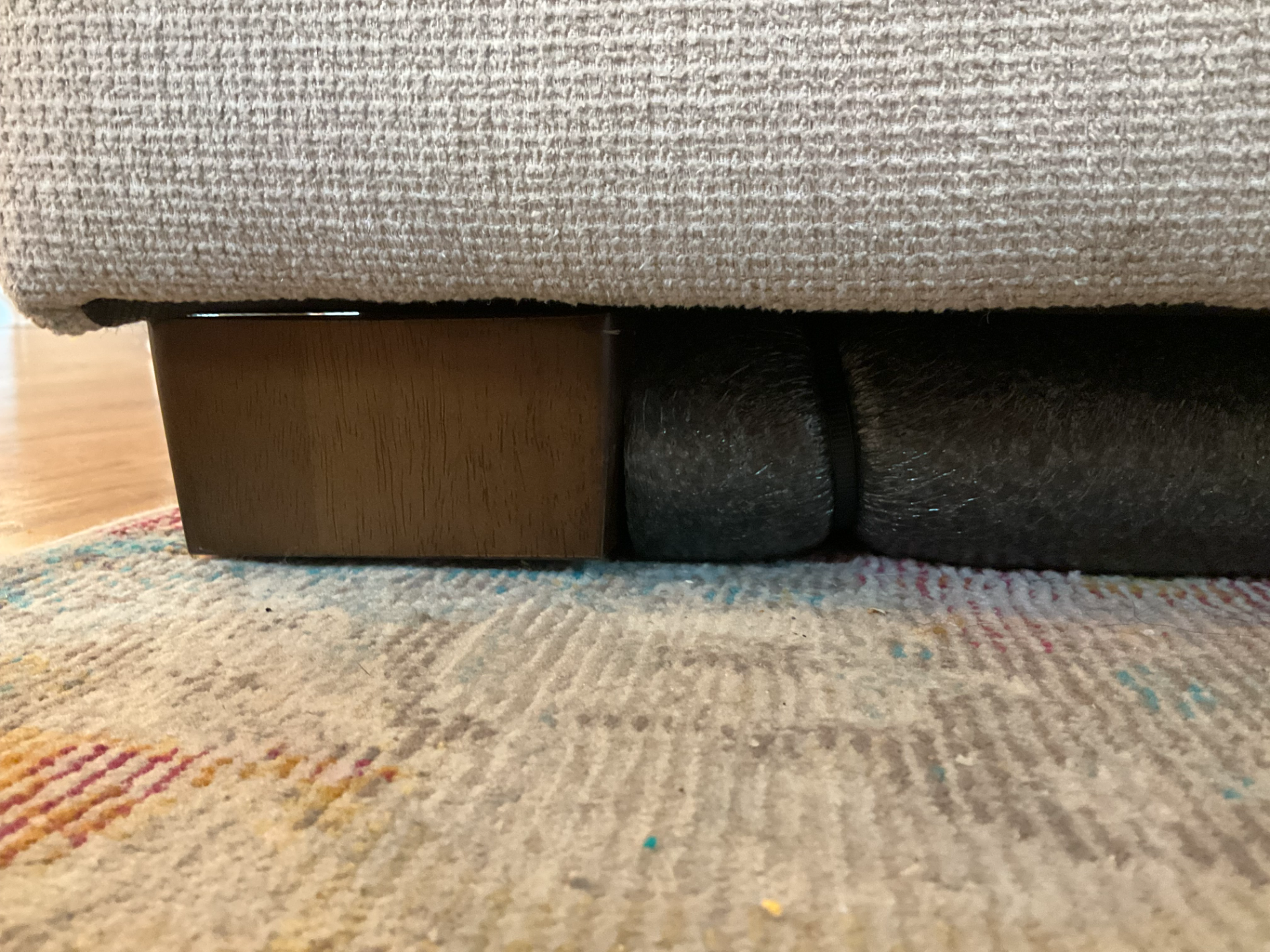Pool Noodle Couch Barrier