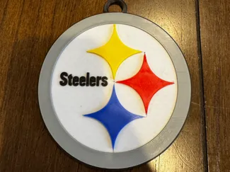 Steelers Logo Oversized Chain Pendant for AMS Lite