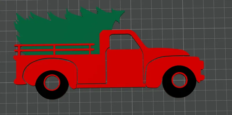 Christmas Tree Truck