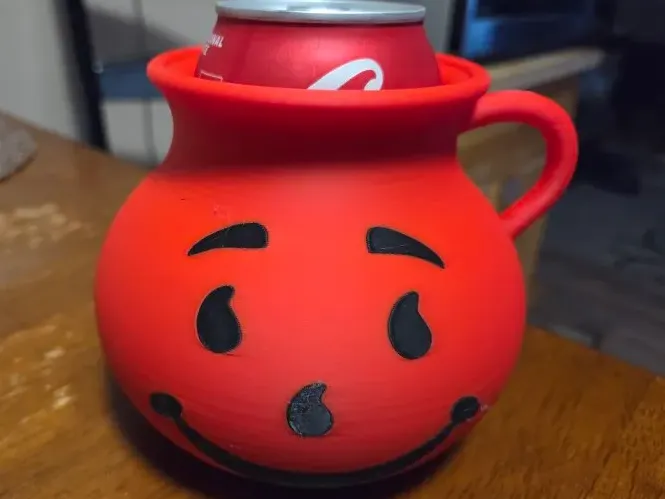 Kool aid man can koozie - Big Dog custom creations