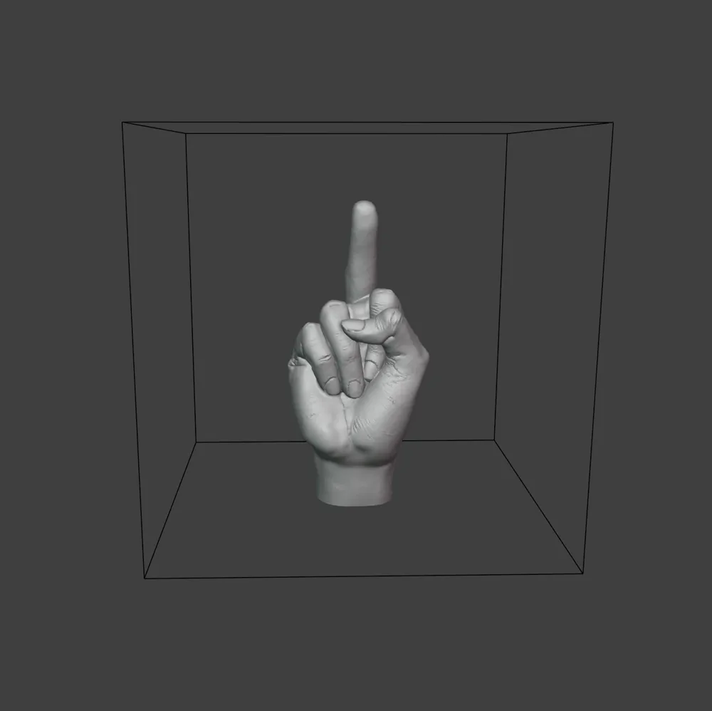 Middle Finger Statue by 3dEvoLab MakerWorld: Download Free 3D Models
