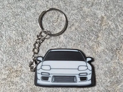 Mazda RX7 Keychain