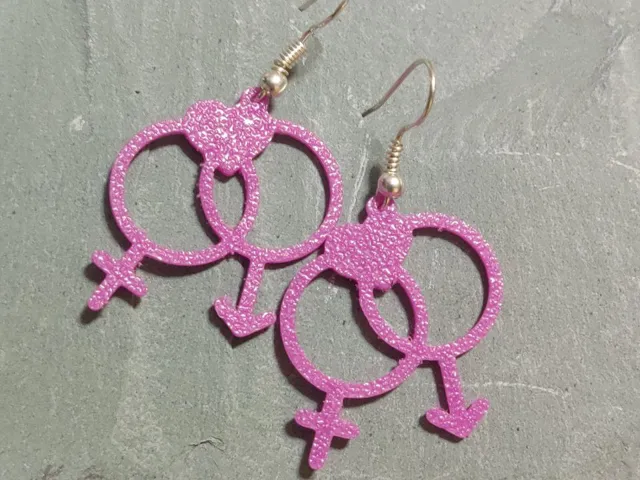 Gender Fluid Love Earrings - Valentine's Day