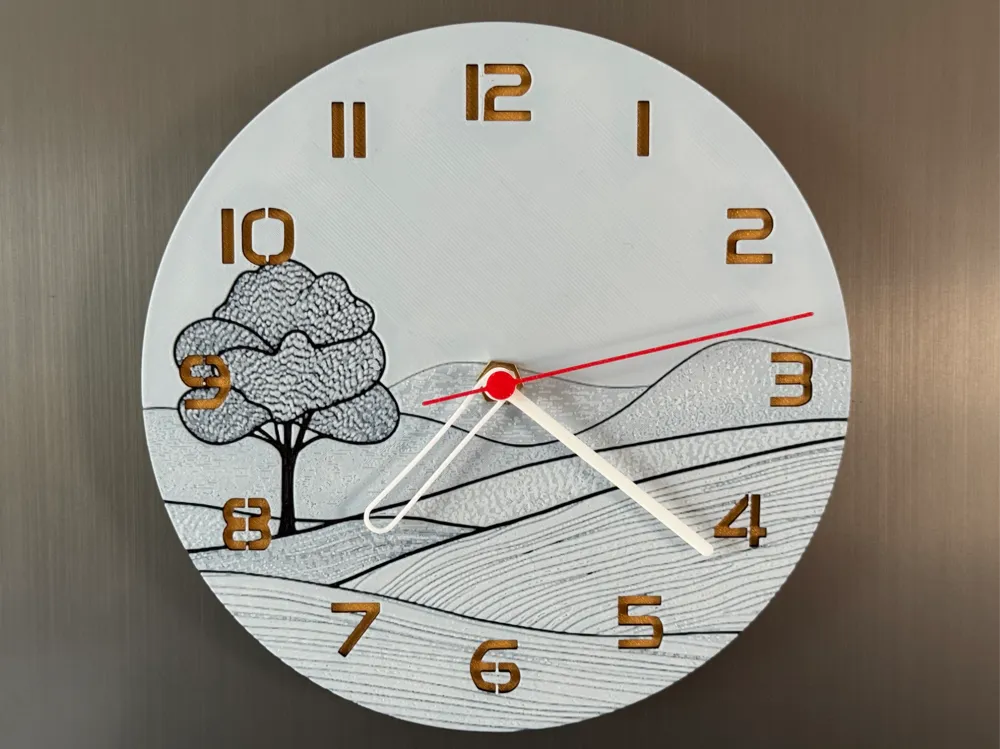 wall / desk clock rolling landscape by cP3D MakerWorld: Download Free ...