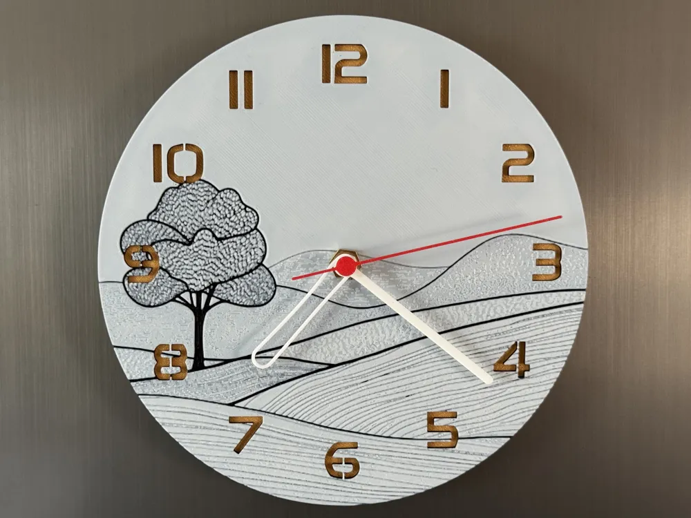 wall / desk clock rolling landscape by cP3D MakerWorld: Download Free ...