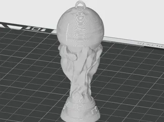 World Cup 2026 Trophy 3D Keychain