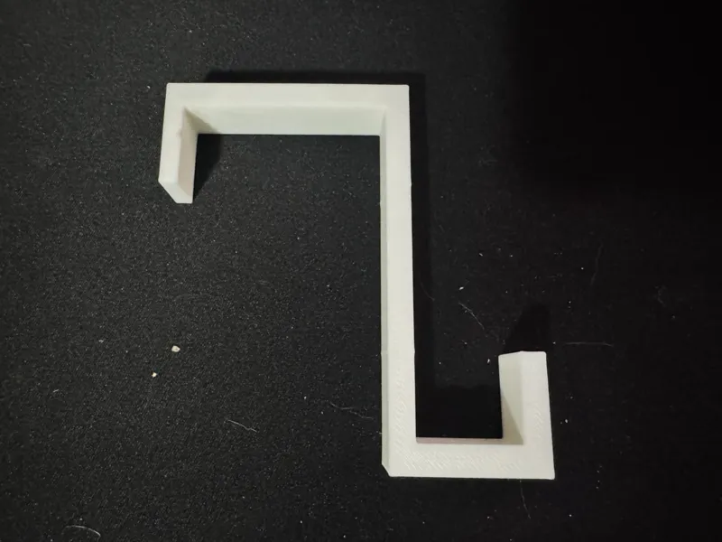 Cubicle Wall Hook - 2 inch thick walls