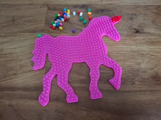 Hama Beads Unicorn Peggboard