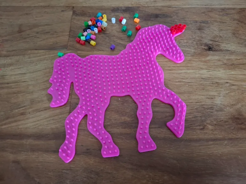 Hama Beads Unicorn Peggboard