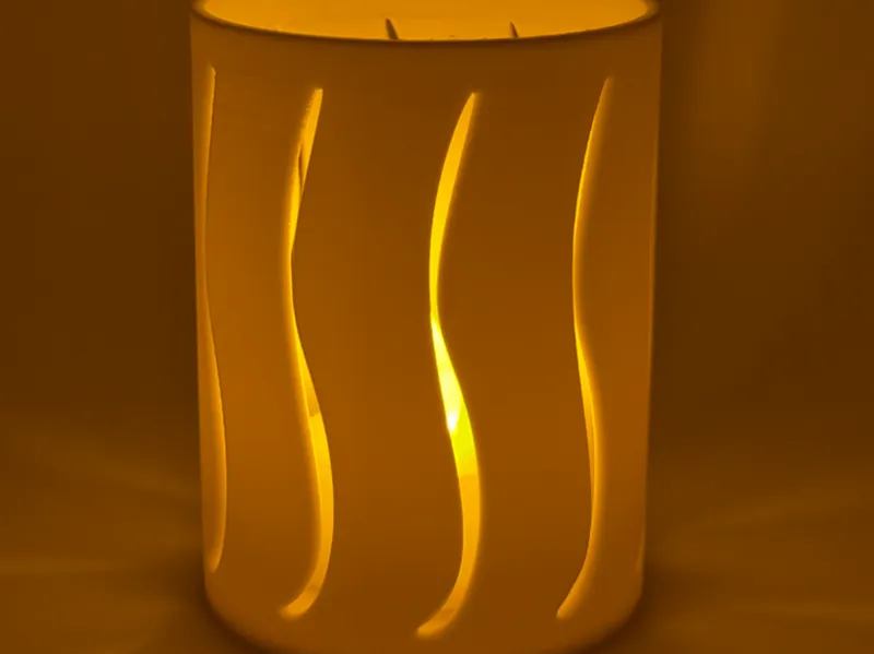 Aura Wave Candle Holder
