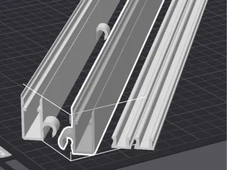 Detolf clip on cable channel