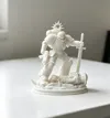 Model optimized, face count reduced, supports adjusted, and printing efficiency improved