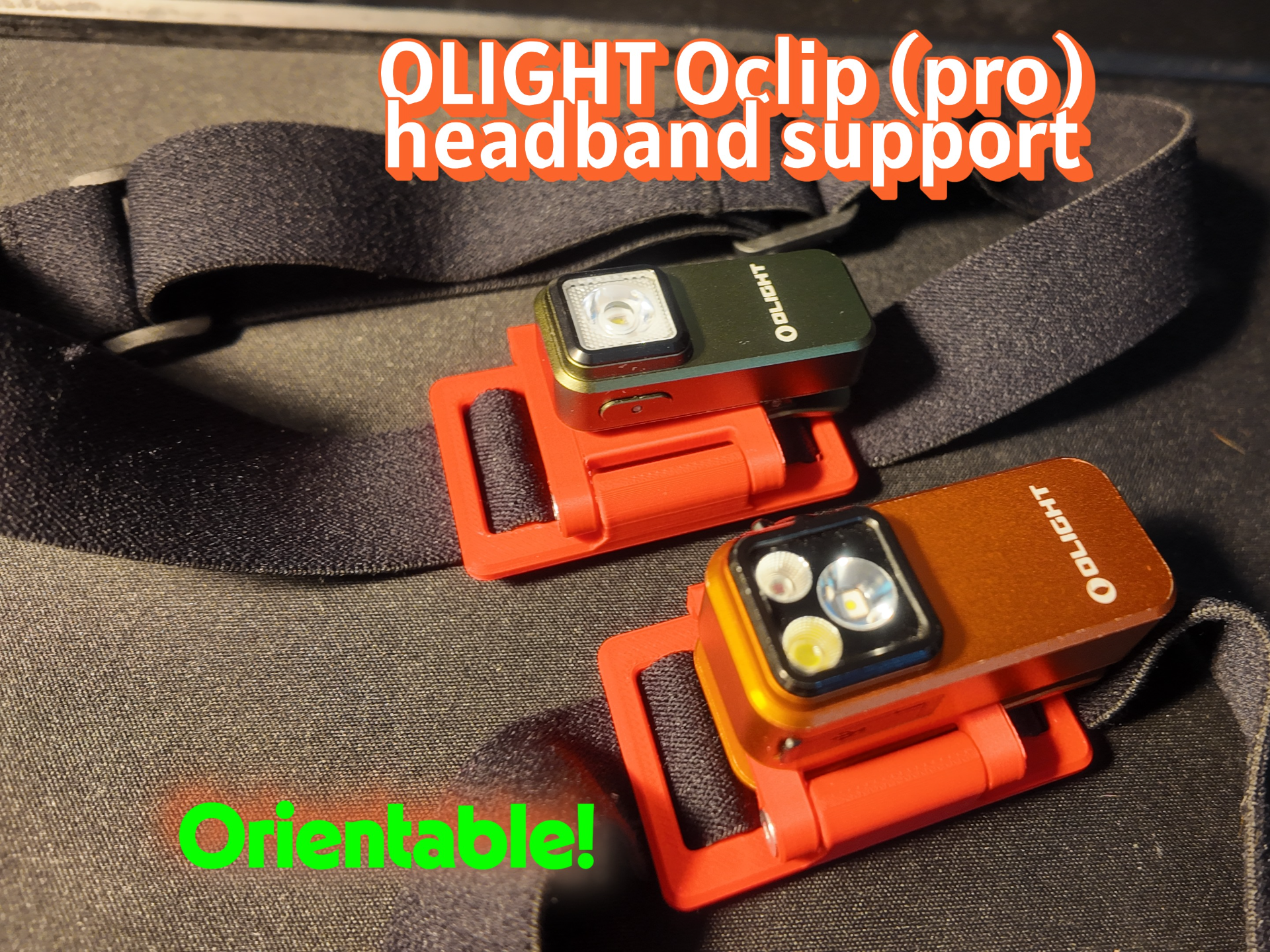 Olight Oclip (pro) headband support