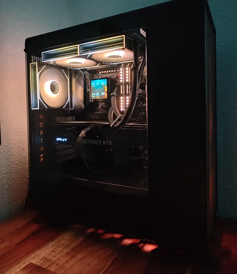 Fractal North PC Case Patch Banner Abdeckung Sign
