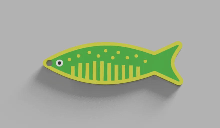 Olivia's Salty Sardine Earring view 2