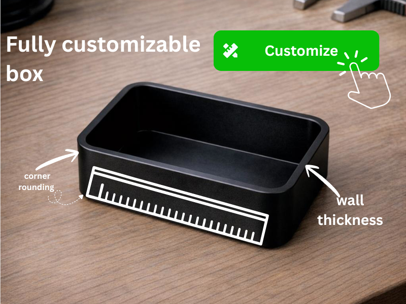 Customizable Storage Box (parametric)