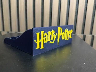 DVD stand for 8 movies, with Hary Potter logo.