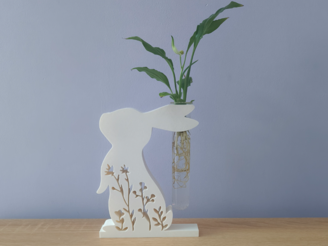 Test tube holder Easter bunny