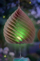 Lantern Helix Wind Spinner — Kinetic Lanterns