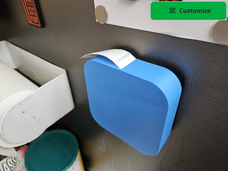 Square Label Dispenser - Customize or Ready Print