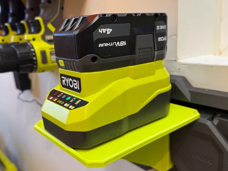 Ryobi link battery shelf