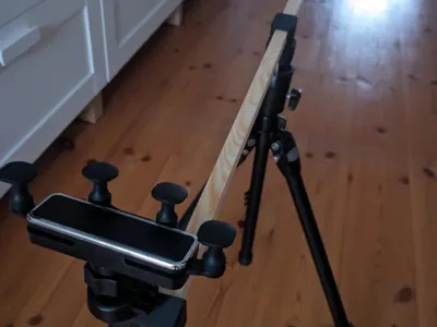 DIY Overhead Tripod Phone Mount