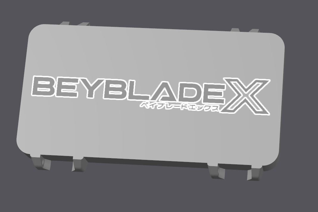 Miniatura 5 do modelo 3D BIT case beyblade x
