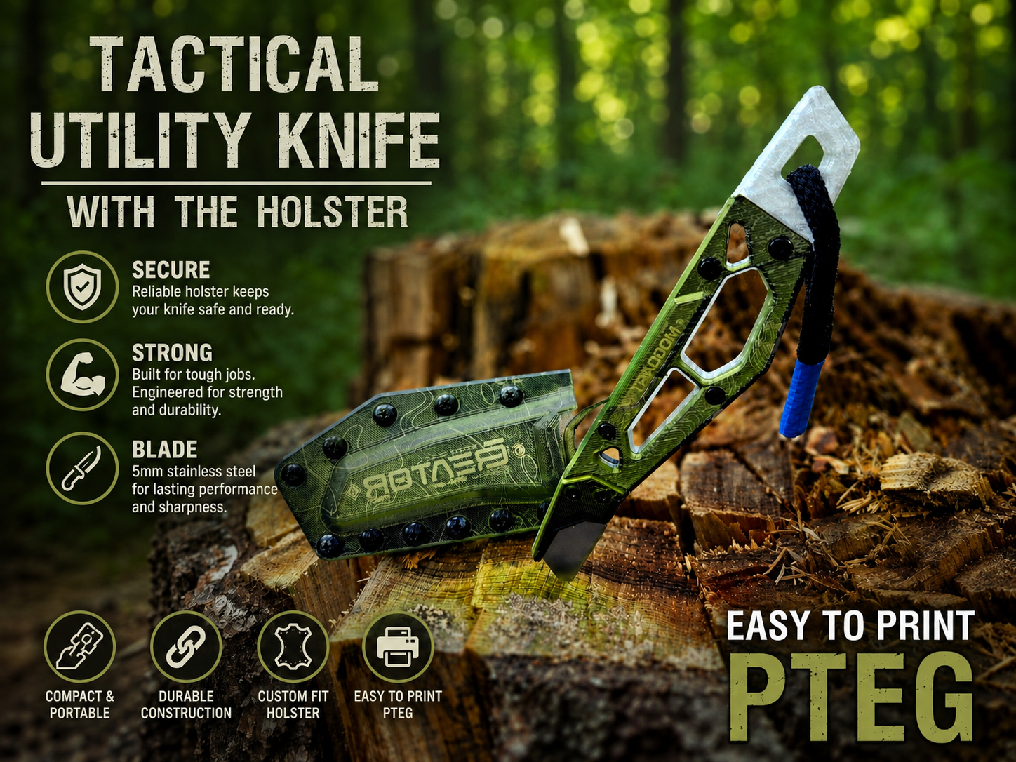 Tactical utility Knife - 1