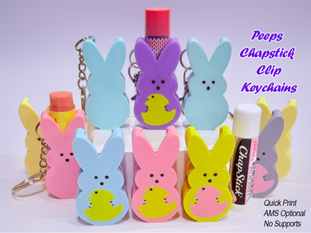 Peeps Lip Balm (Chapstick) Clip Holder