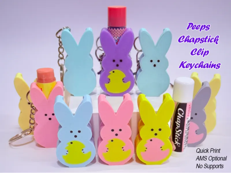 Peeps Lip Balm (Chapstick) Clip Holder