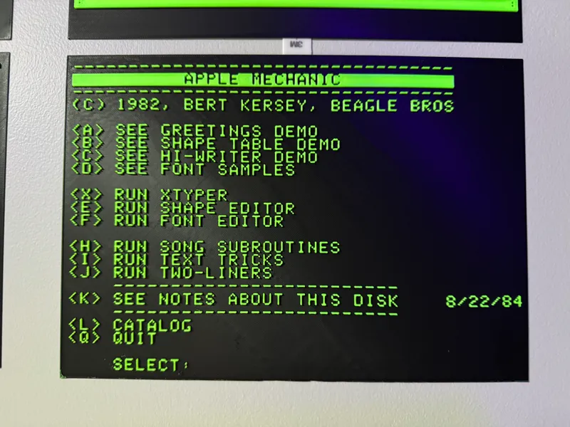 Beagle Bros Apple Mechanic Screenshot