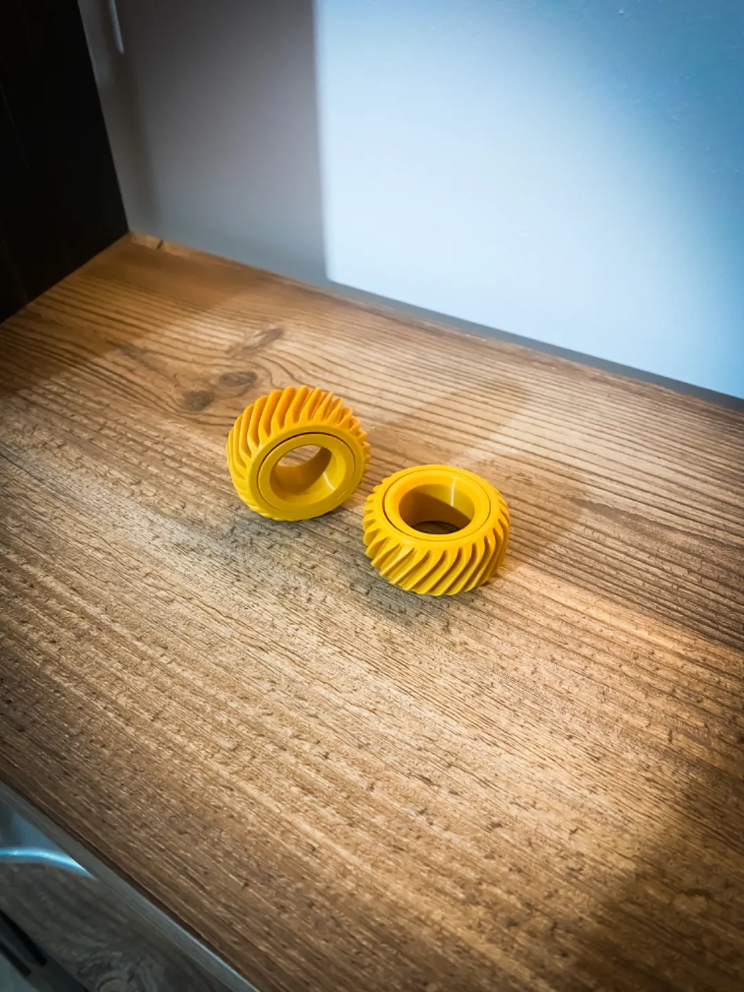 Gear Fidget Spinner Ring – Fast Print in Place view 3