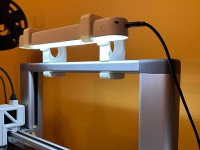 LED light support bambulab a1 