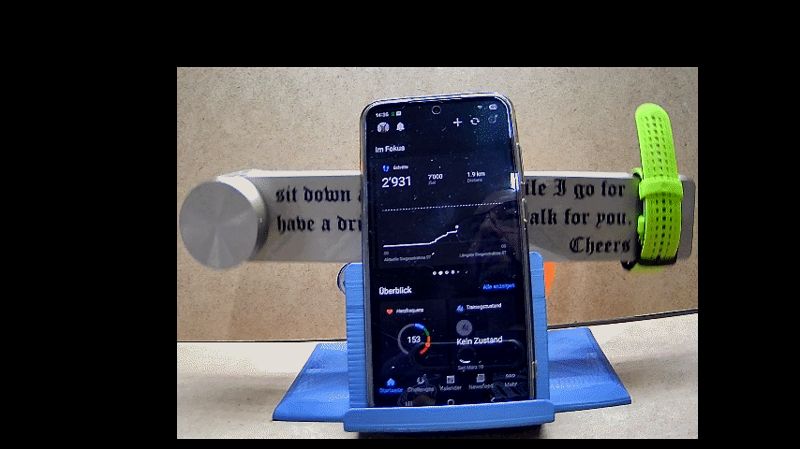Barwalker – Schritt‑Simulator für Smartwatches