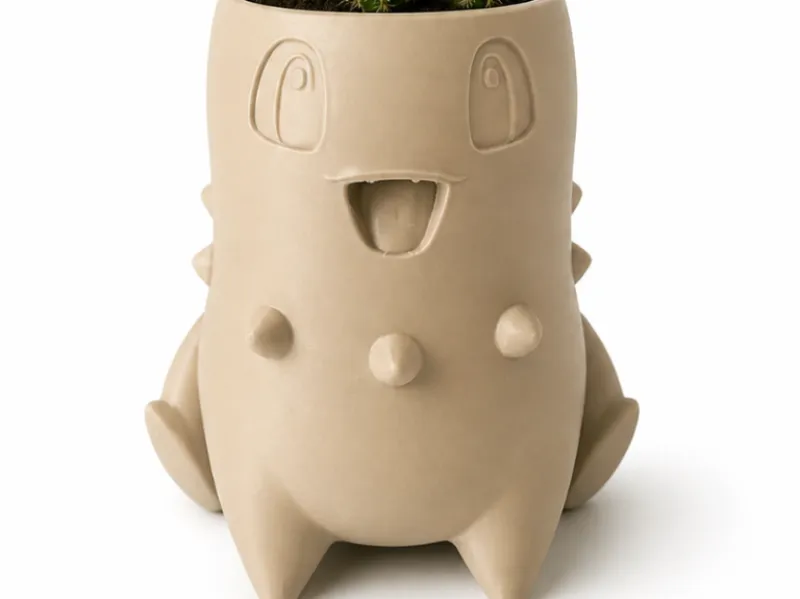 POKEMON CHIKORITA POT & SPOOL CLIP