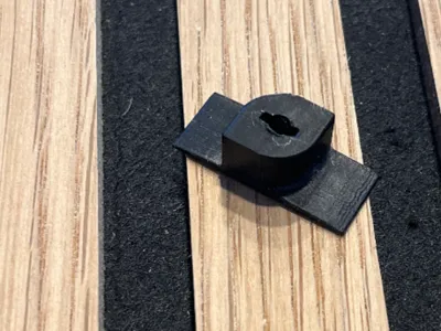 Acoustic panel clip