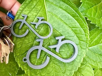Bicycle keychain