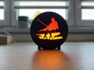 STAR WARS shadowbox LED Kit 001