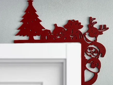 Décoration murale d'angle — Noël