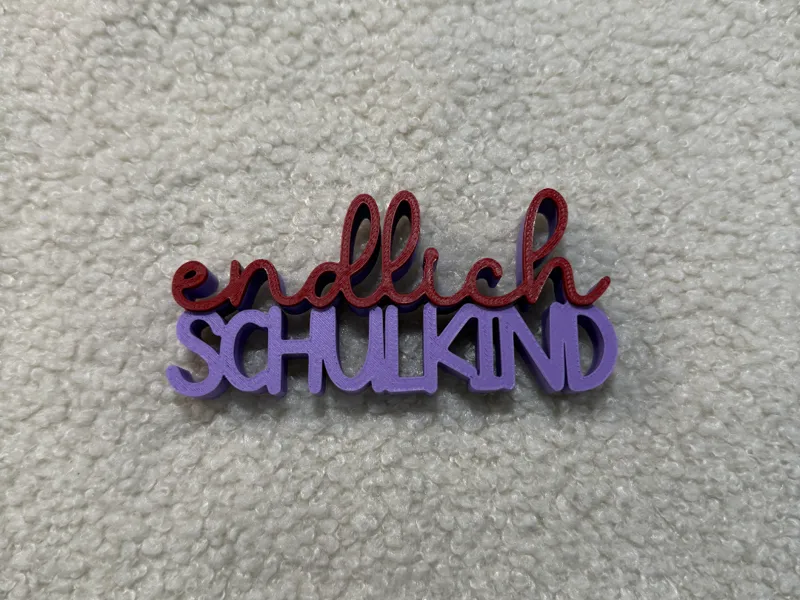 endlich Schulkind - Einschulung - Deko