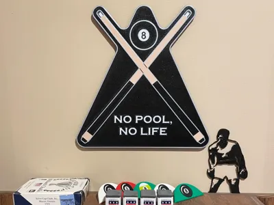 Pool Room Wall Sign
