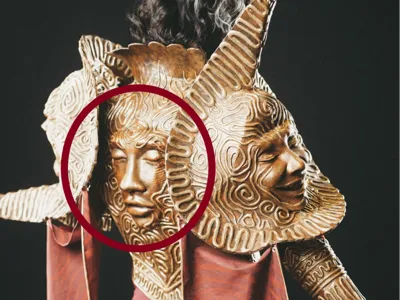 Mask Keeper Cosplay - Face back