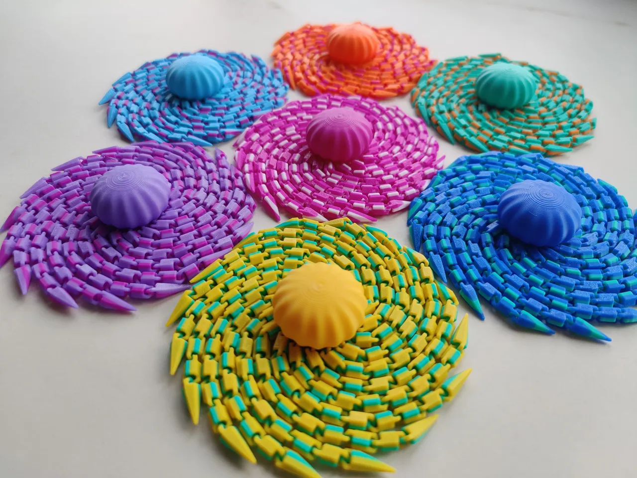 Articulated Jellyfish Fidget 16 Flexible Tentacles view 3